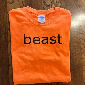 Men's Orange Short Sleeve Tee